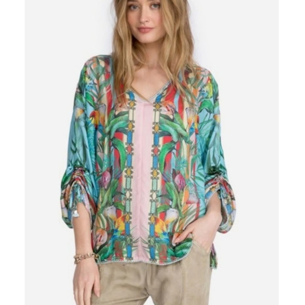 Johnny Was Capri Blouse NWT size small
